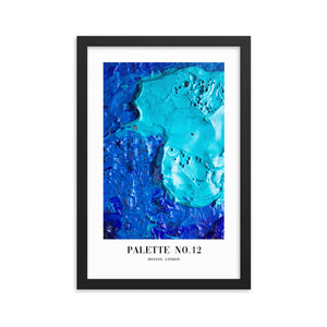 Framed Abstract Palette No.12