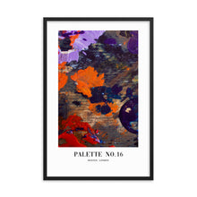 Framed Abstract Palette No. 16