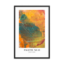 Framed Abstract Palette No. 18