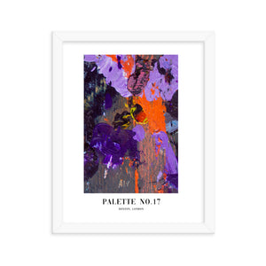 Framed Abstract Palette No. 17