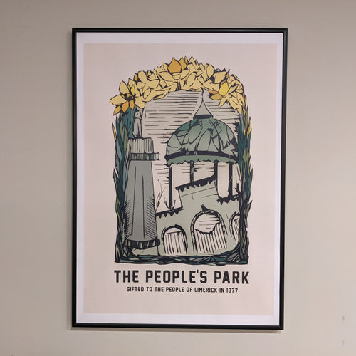 Print of a park in Limerick